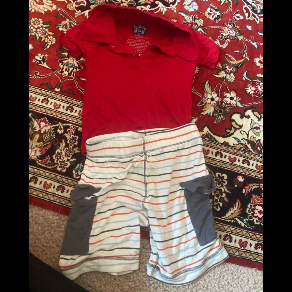 Kickee pants summer set 6-12 months